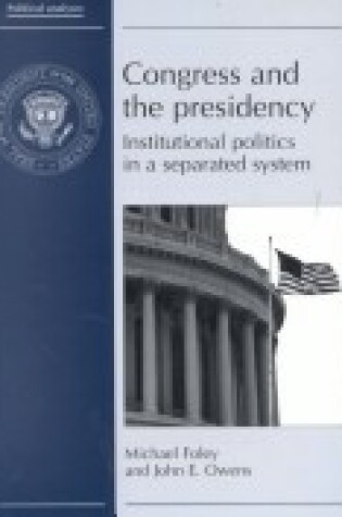 Cover of Congress and the Presidency
