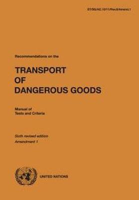 Cover of Recommendations on the transport of dangerous goods