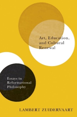 Cover of Art, Education, and Cultural Renewal