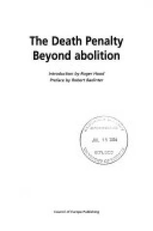 Cover of Abolition of the Death Penalty