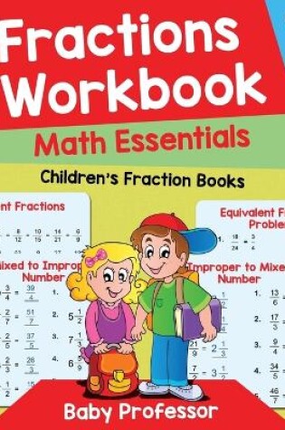 Cover of Fractions Workbook Grade 5 Math Essentials