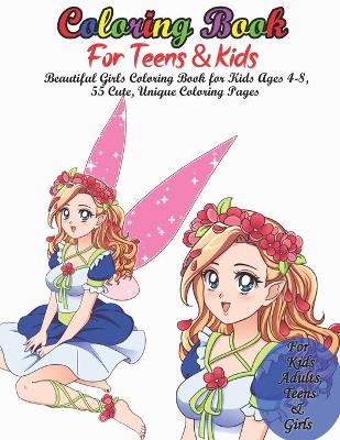 Book cover for Coloring Book For Teens & Kids