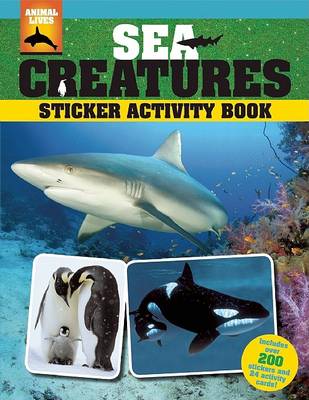 Book cover for Sea Creatures Sticker Activity Book