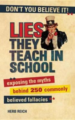 Book cover for Lies They Teach in School