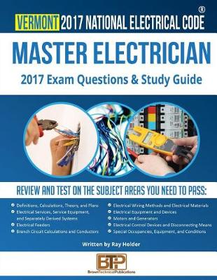 Book cover for Vermont 2017 Master Electrician Study Guide