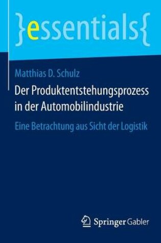 Cover of Der Produktentstehungsprozess in der Automobilindustrie
