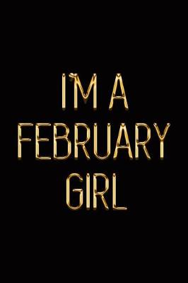 Book cover for I'm a February Girl