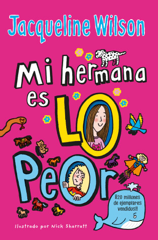 Book cover for Mi hermana es lo peor / The Worst Thing About My Sister