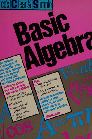 Cover of Arco Clear and Simple Basic Algebra