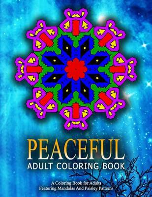 Book cover for PEACEFUL ADULT COLORING BOOK - Vol.17