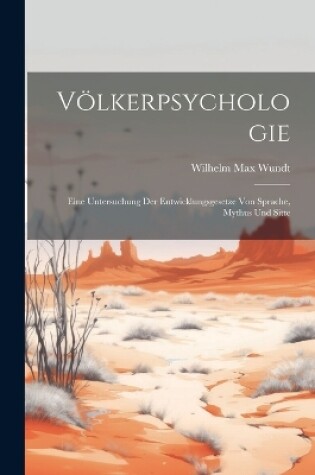 Cover of Völkerpsychologie