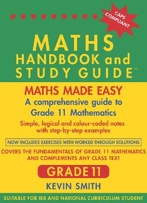 Book cover for Maths Handbook and Study Guide Grade 11