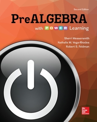 Book cover for Prealgebra with P.O.W.E.R. Learning