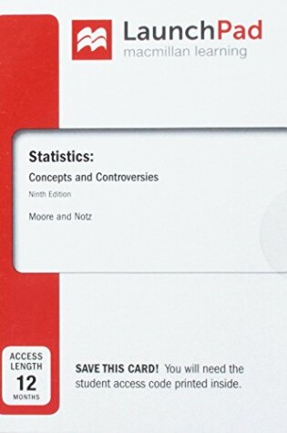 Cover of Launchpad for Moore's Statistics: Concepts and Controversies (Twelve Month Access)