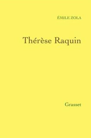 Cover of Therese Raquin