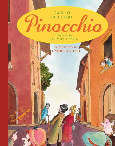 Book cover for Pinocchio (illustrated)