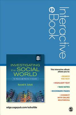 Book cover for Investigating the Social World, Interactive eBook Student Version