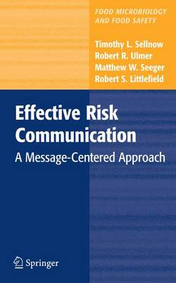 Book cover for Effective Risk Communication