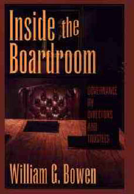 Book cover for Inside the Boardroom