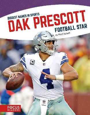 Book cover for Biggest Names in Sports: Dak Prescott, Football Star