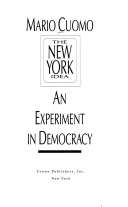 Book cover for The New York Idea