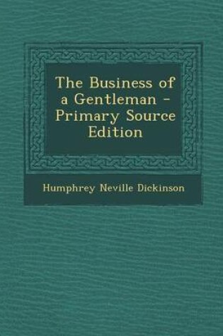 Cover of Business of a Gentleman