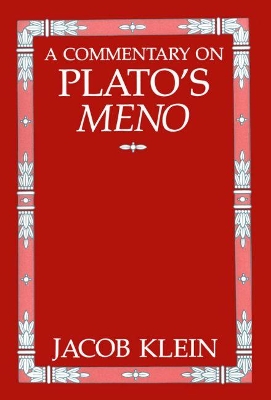 Book cover for A Commentary on Plato's Meno