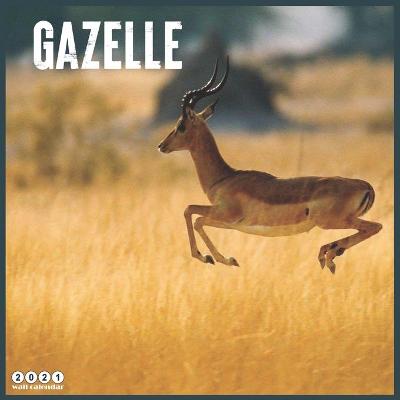 Book cover for Gazelle 2021 Wall Calendar