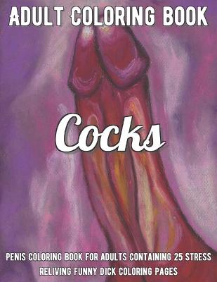 Book cover for Cocks Coloring Book