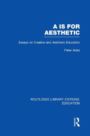 Cover of Aa is for Aesthetic (RLE Edu K)