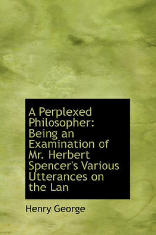 Cover of A Perplexed Philosopher