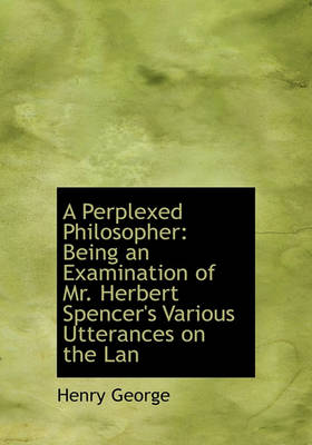 Book cover for A Perplexed Philosopher