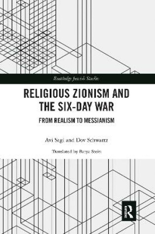 Cover of Religious Zionism and the Six Day War