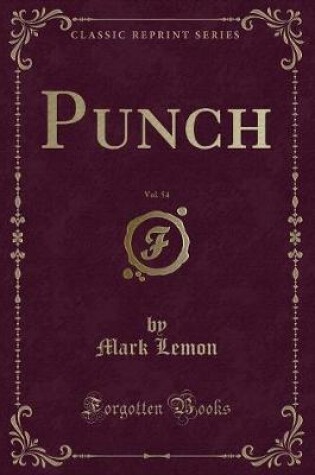 Cover of Punch, Vol. 54 (Classic Reprint)