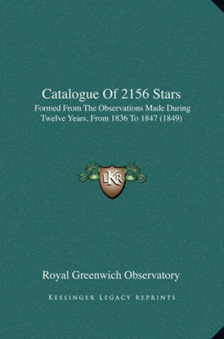 Cover of Catalogue of 2156 Stars