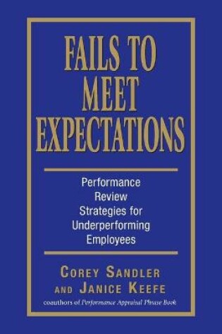 Cover of Fails to Meet Expectations