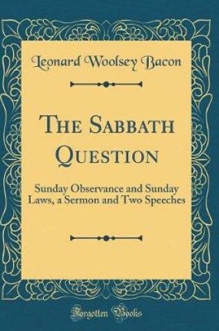 Cover of The Sabbath Question