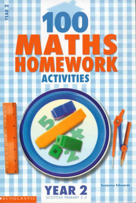 Book cover for 100 Maths Homework Activities for Year 2