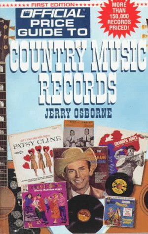 Book cover for The Official Price Guide to Country Music Records