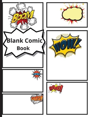 Cover of Blank comic book for kids