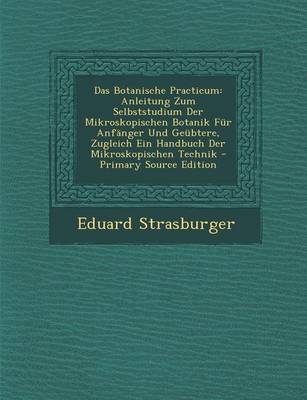 Book cover for Das Botanische Practicum