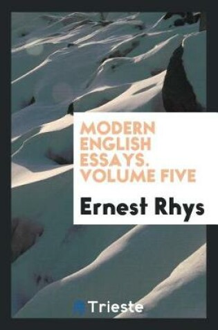 Cover of Modern English Essays. Volume Five