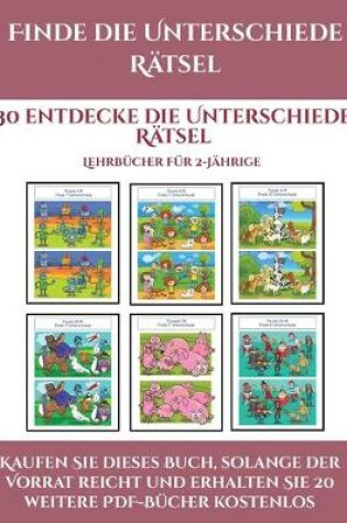 Cover of Kleinkinderbucher (Finde die Unterschiede Ratsel)