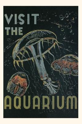 Cover of Vintage Journal Visit the Aquarium Poster