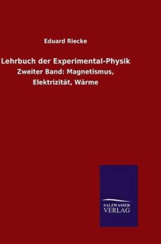 Cover of Lehrbuch der Experimental-Physik