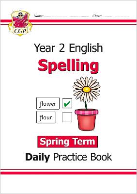 Book cover for KS1 Spelling Year 2 Daily Practice Book: Spring Term