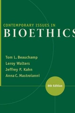 Cover of Contemporary Issues in Bioethics