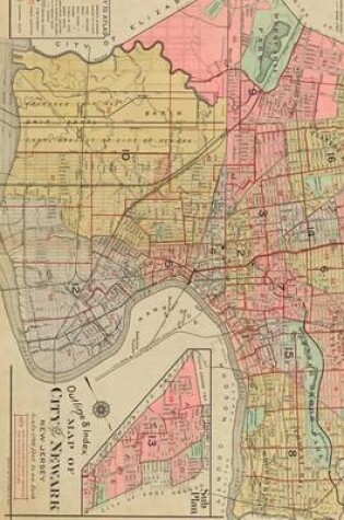 Cover of A Vintage 1912 Map of Newark, New Jersey