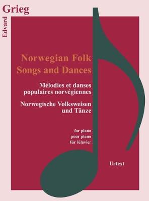 Book cover for Norwegian Folk Songs and Dances