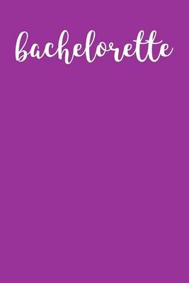 Book cover for Bachelorette